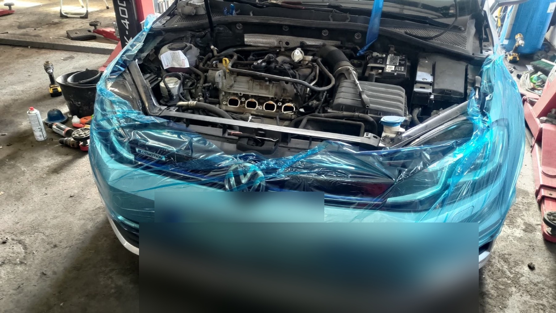 Volkswagen Golf – zdjęcie z realizacji orzeszkowania